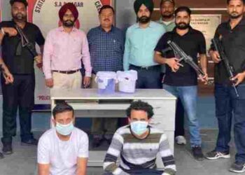 PUNJAB POLICE BUST PAK-ISI BACKED CROSS BORDER DRUG SMUGGLING MODULE; TWO OPERATIVES HELD WITH PISTOLS