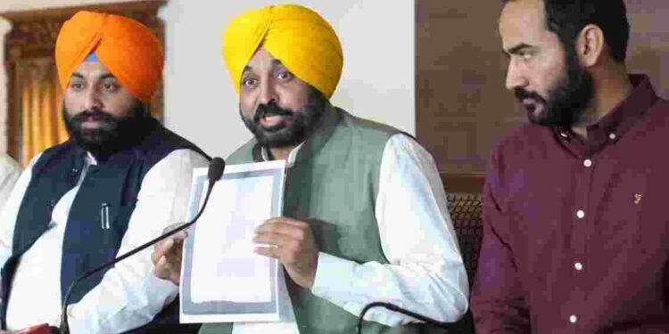 Punjab Chief Minister Bhagwant Mann