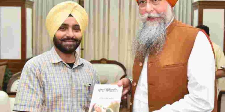 Speaker S. Kultar Singh Sandhwan released the book -Wah Zindagi!