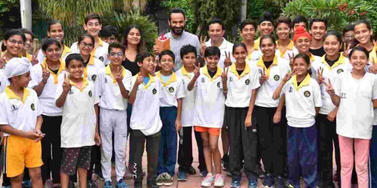 34 players as they shared their training experiences with Sports Minister Gurmeet Singh Meet Hayer.