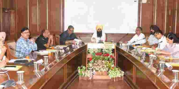 Animal Husbandry Minister Gurmeet Singh Khudian chairs meeting of Managing Committee of State Animal Welfare Board