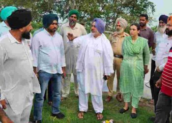 IPR Minister Chetan Singh Jauramajra visits flood-affected villages