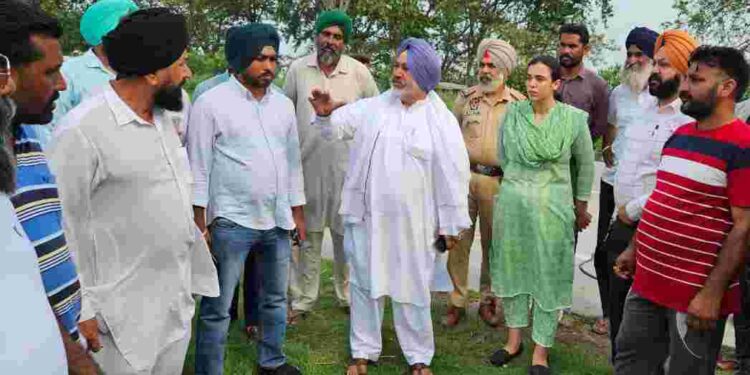 IPR Minister Chetan Singh Jauramajra visits flood-affected villages