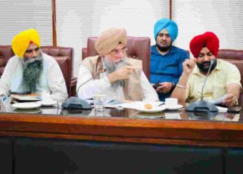 Kultar Singh Sandhwan held meeting with officials of local governments