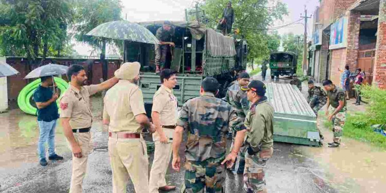 PUNJAB POLICE ALONG WITH NDRF, SDRF & ARMY INTENSIFY RESCUE OPERATIONS