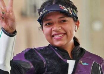 Meet Hayer congratulates Shooter Sift Kaur Samra on getting Olympics quota