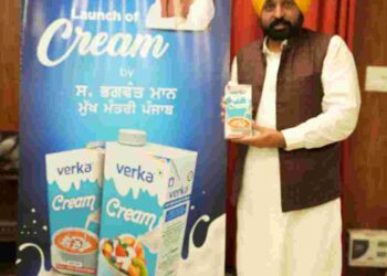 Punjab Chief Minister Bhagwant Singh Mann on Tuesday launched Verka Fruit Yogurt,