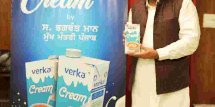 Punjab Chief Minister Bhagwant Singh Mann on Tuesday launched Verka Fruit Yogurt,