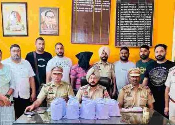 PUNJAB POLICE ARREST BIG FISH MALKIAT KALI WHO SENT SWIMMERS TO FETCH 50KG HEROIN CONSIGNMENT FROM PAKISTAN; 9KG HEROIN RECOVERED