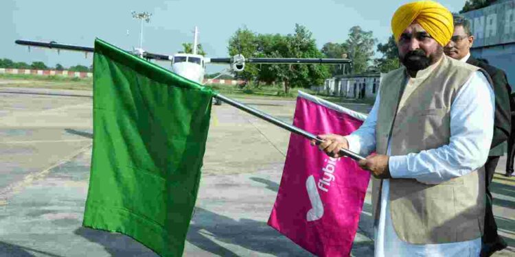 Punjab Chief Minister Bhagwant Singh Mann on Wednesday inaugurated the flight from Hidon-Ludhiana-Hidon