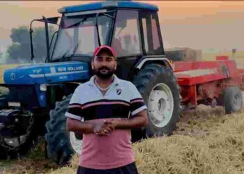 MALERKOTLA-BASED FARMER MAKES ₹16L BUCKS BY SELLING PADDY STUBBLE