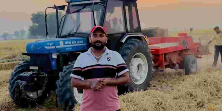 MALERKOTLA-BASED FARMER MAKES ₹16L BUCKS BY SELLING PADDY STUBBLE