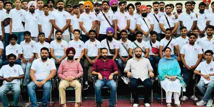 Meet Hayer sees off 115 youths for Adventure and Trekking camp at Manali