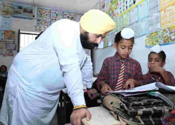 Minister Harjot Singh Bains conducted an inspection