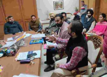 Dr. Baljit Kaur hold meeting with representatives of Kamboj community