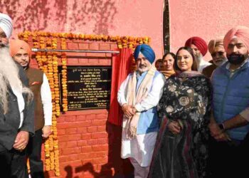 Chetan Singh Jauramajra lays foundation stone of Punjab's largest treated water irrigation project in Moga