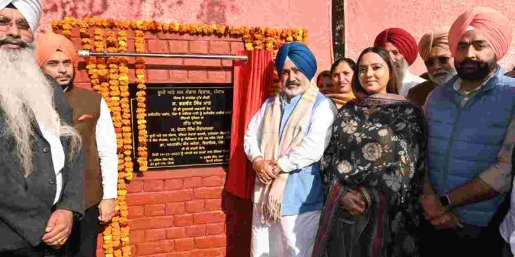 Chetan Singh Jauramajra lays foundation stone of Punjab's largest treated water irrigation project in Moga