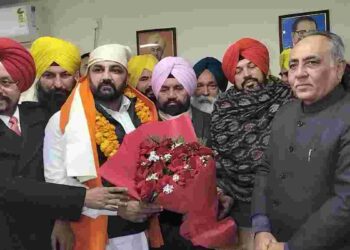 Maninderjit Singh Vicky Ghanaur takes charge as Vice Chairman in Punjab Health System Corporation