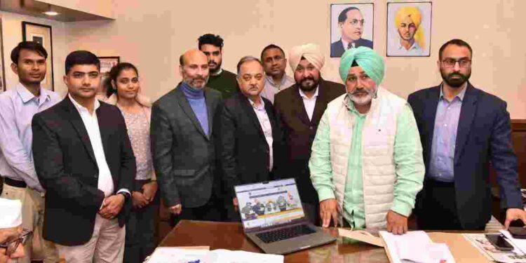 Chetan Singh Jauramajra launches new website of Information and Public Relations Department