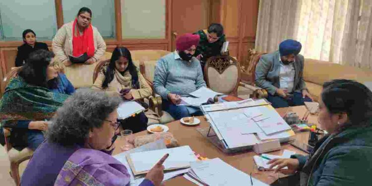 Dr. Baljit Kaur has instructed to expedite all levels of promotions in Social Security Department