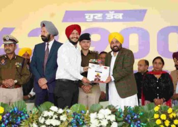 Chief Minister Bhagwant Singh Mann handed over job letters to 2487 youth