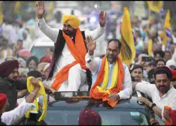 Mann campaigned for Jalandhar candidate Pawan Kumar Tinu