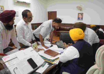 Harjot Singh Bains Reviews Progress on Two Bridge Projects