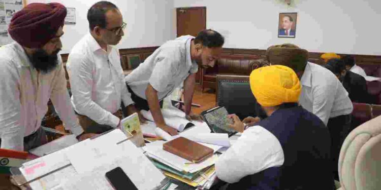 Harjot Singh Bains Reviews Progress on Two Bridge Projects