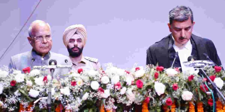 Punjab Governor administered oath of office to Justice Sheel Nagu as Chief Justice of Punjab & Haryana High Court