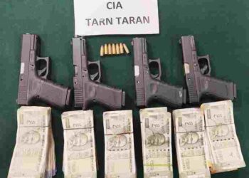 Punjab Police seize four Glock-19 pistols