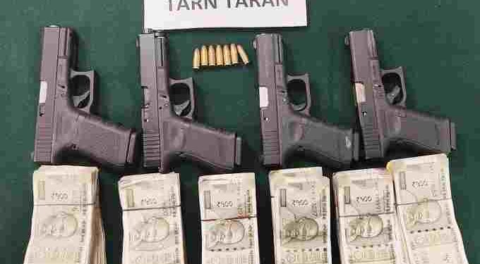 Punjab Police seize four Glock-19 pistols