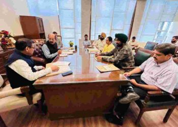 Cabinet Minister Mohinder Bhagat reviews Horticulture Department Work and various schemes