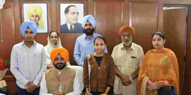 Cabinet Minister Tarunpreet Singh Sond assumes charge in presence of family