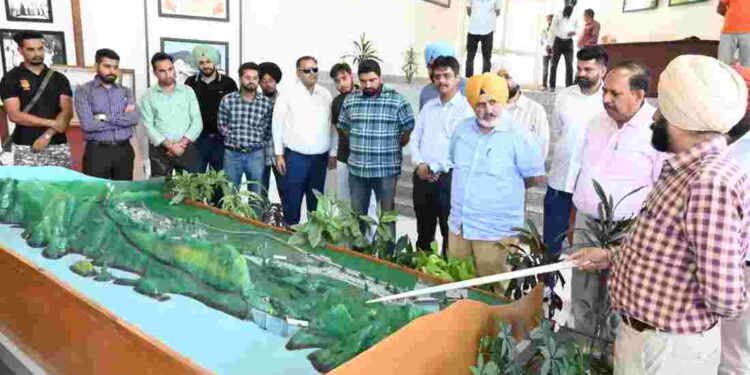 Water Resources Minister Chetan Singh Jouramajra inspects Bhakra Dam, assesses maintenance and water levels