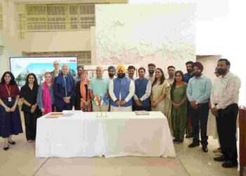 Harjot Singh Bains exchange MoU with Finnish Ambassador for primary teacher training