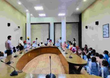 PVS Speaker engages with students of Kotakpura on sidelines of Punjab Vidhan Sabha session