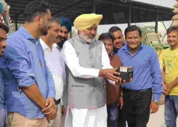 Finance Minister Harpal Singh Cheema Made Surprise Inspection of Ongoing Paddy Procurement in Dirba