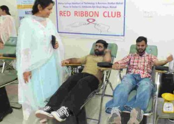 Blood donation camp held at Khalsa College