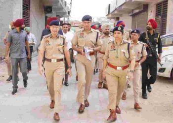 DGP GAURAV YADAV LEADS FROM FRONT AS PUNJAB POLICE CONDUCTS CASO FOR SAFE NEIGHBOURHOOD TO CURB STREET CRIMES