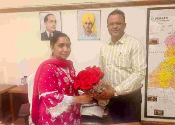 Backfinco Chairman Sandeep Saini Meets Cabinet Minister Dr. Baljit Kaur