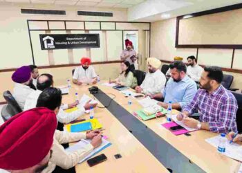 Officers must ensure time bound completion of projects: Hardeep Singh Mundian