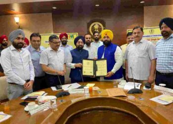 Cabinet Minister inks MOU with Member Rajya Sabha Dr. Vikram Jeet Singh Sahni to adopt six technical education institutes of Punjab