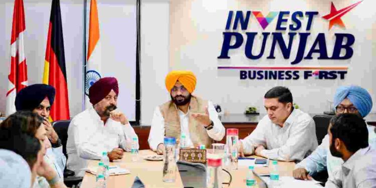 Tarunpreet Singh Sond instructs to create a more conducive environment for industries in Punjab