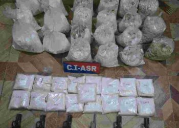 PUNJAB POLICE MAKES STATE’S BIGGEST HEROIN SEIZURE: TWO HELD WITH 105-KG HEROIN, SIX WEAPONS