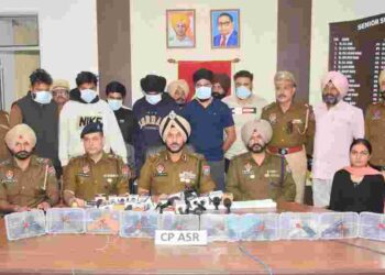 PUNJAB POLICE BUSTS ARMS SMUGGLING MODULE BACKED BY FOREIGN BASED SMUGGLERS; SIX HELD