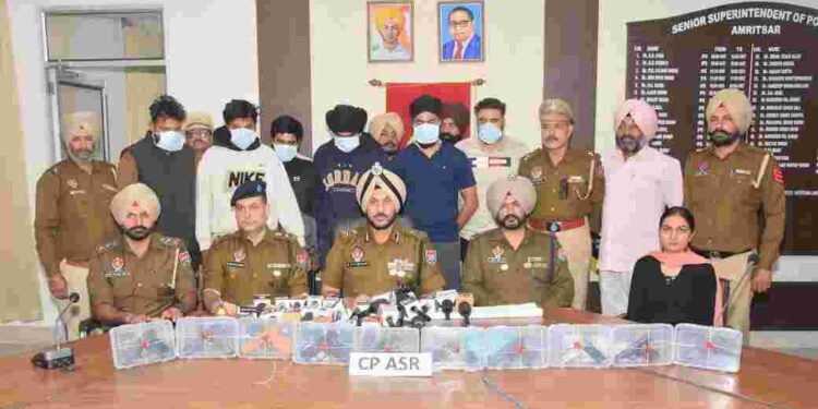 PUNJAB POLICE BUSTS ARMS SMUGGLING MODULE BACKED BY FOREIGN BASED SMUGGLERS; SIX HELD