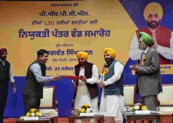 Bhagwant Mann government creates history by providing around 50,000 government jobs to youth merely in 32 months of its tenure