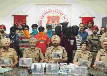 PUNJAB POLICE DISMANTLES UK-BASED EXTORTION SYNDICATE AMONG TWO EXTORTION RACKETS; 10 HELD WITH 7 PISTOLS