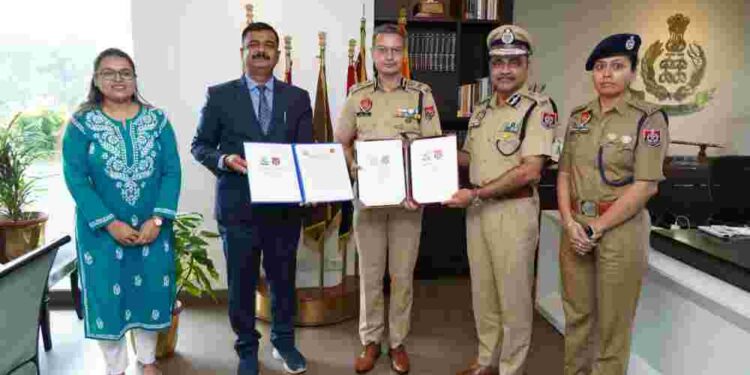 PUNJAB POLICE INKS MoU WITH GUJARAT-BASED RASHTRIYA RAKSHA UNIVERSITY TO ENHANCE SKILLS OF POLICE PERSONNEL