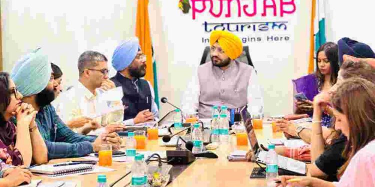 “Punjab's name will shine on the Global Tourism Map”: Tarunpreet Singh Sond